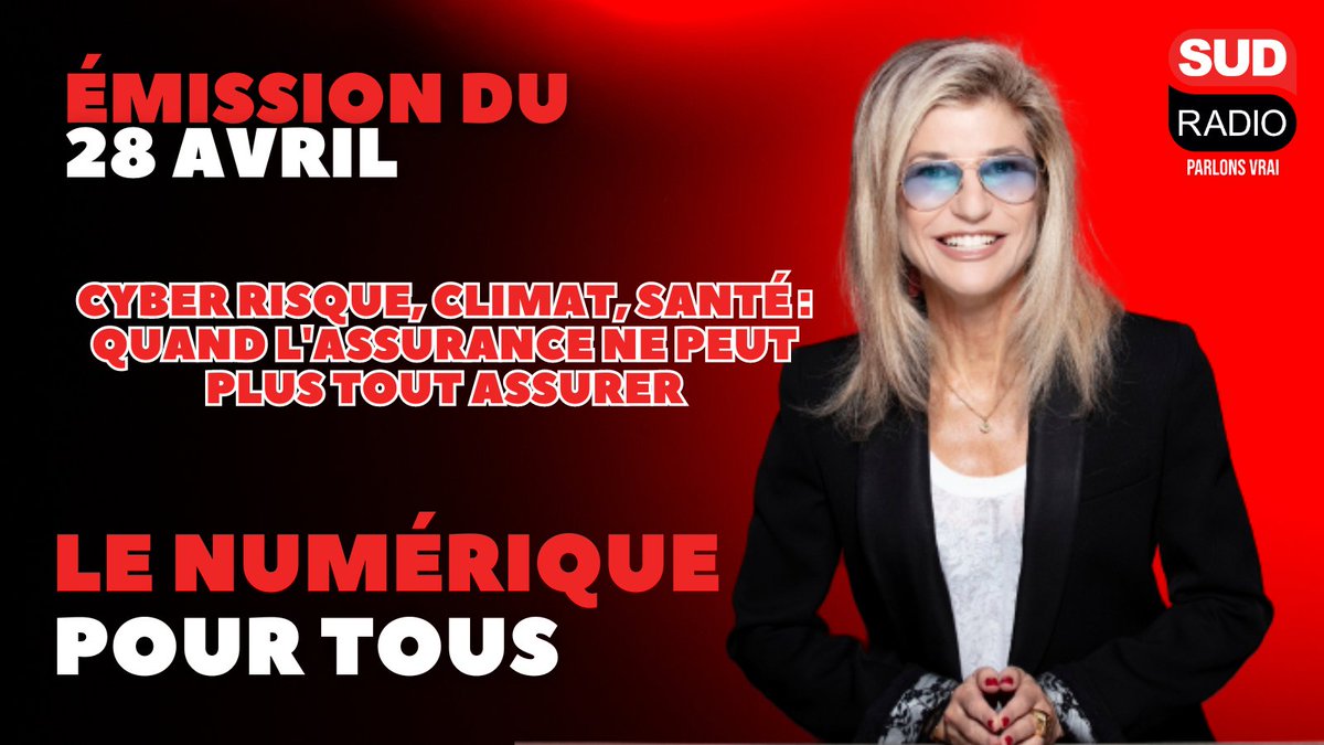 🔴 Vous avez manqué Le Numérique pour tous ? Avec <a href="/VanessaPerez_VP/">Vanessa Perez</a> et ses invités Viviane Leflaive, directrice practice assurance <a href="/KPMG/">KPMG</a>, ainsi que <a href="/epelboin/">Fabrice Epelboin</a>, entrepreneur et enseignant à Sciences Po

📲 Retrouvez l'émission sur sudradio.fr/programme/le-n…