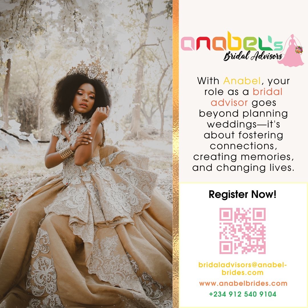 This is a call for all potential bridal advisors.
 Register now to become a game changer in the bridal world.

#weddings #weddingdressinspiration
#bridalgowns #shesaidyes #weddingideas
#bohobride #i #bridalstore
#dreamweddingdress #ido #isaidyes
#laceweddingdress
