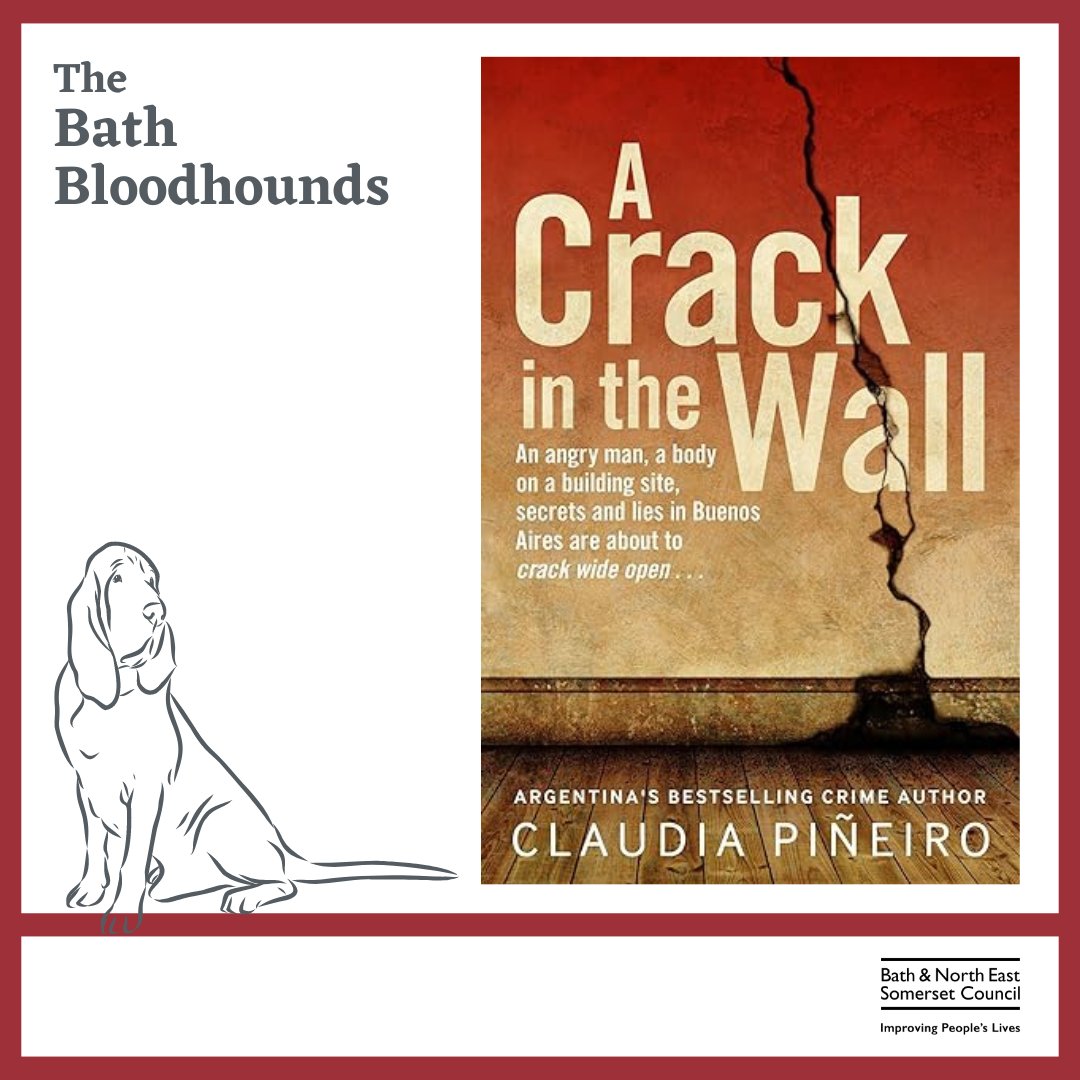 bnes_libraries's tweet image. From old-fashioned detectives to modern-day mysteries, the Bath Bloodhounds are our online crime reading book group.

Join us on May 30th to discuss A Crack in the Wall by Claudia Piñeiro.

Follow the link to book. bit.ly/BathBloodHounds

#BNESLibraries #LibraryBookGroup