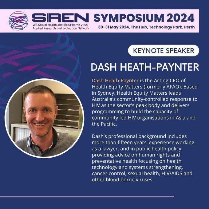 Dash Heath-Paynter will be attending the 2024 SiREN Symposium as one of our keynote speakers! 🎉 Early bird registrations close 31 March so be sure to register your attendance quick! 👉 buff.ly/3Kg76ea #SiRENSymposium2024
