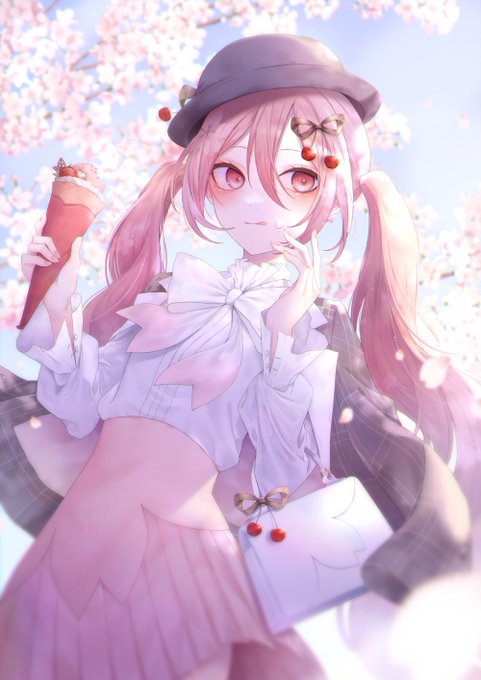 「桜 リボン」のTwitter画像/イラスト(新着)