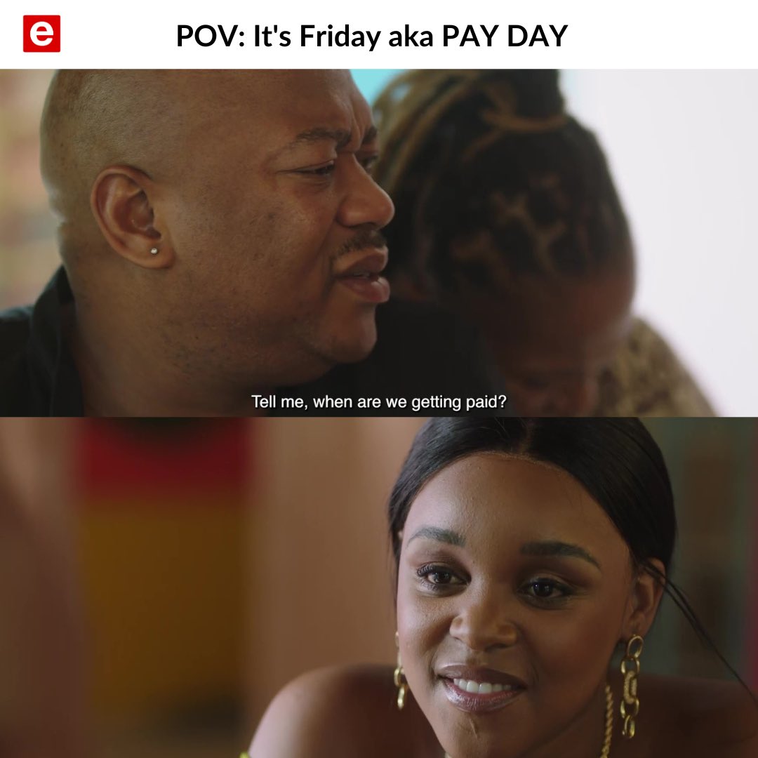 When the weekend vibes are here and you haven’t been paid 💸🥲. Catch #etvIsiphethoDestiny every weeknight at 6:30 PM.