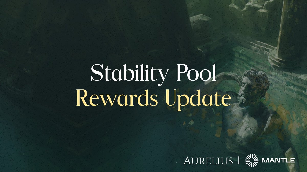 The Stability Pool is a triple threat at the moment:
• Receive increased wMNT rewards
• Be eligible for liquidation rewards
• Earn extra Salt: up 50% from 20 to 30 Salt per $100, every 24h

Add aUSD today: app.aurelius.finance/stability