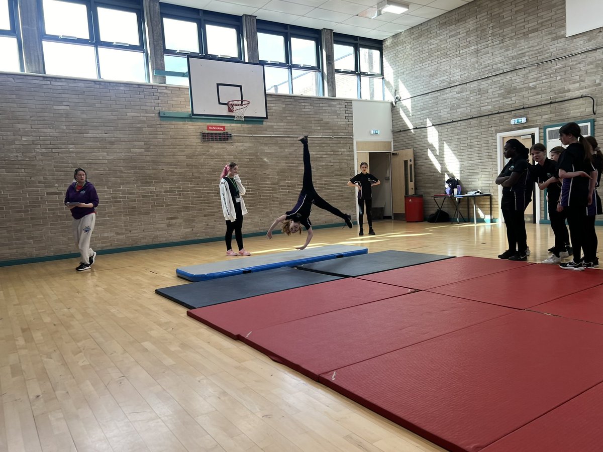 SharplesPE's tweet image. A brilliant morning for some lucky Y8’s who were treated to a cheerleading coaching session from Alchemy Cheerleading! 🥇🏆@SharplesSchool