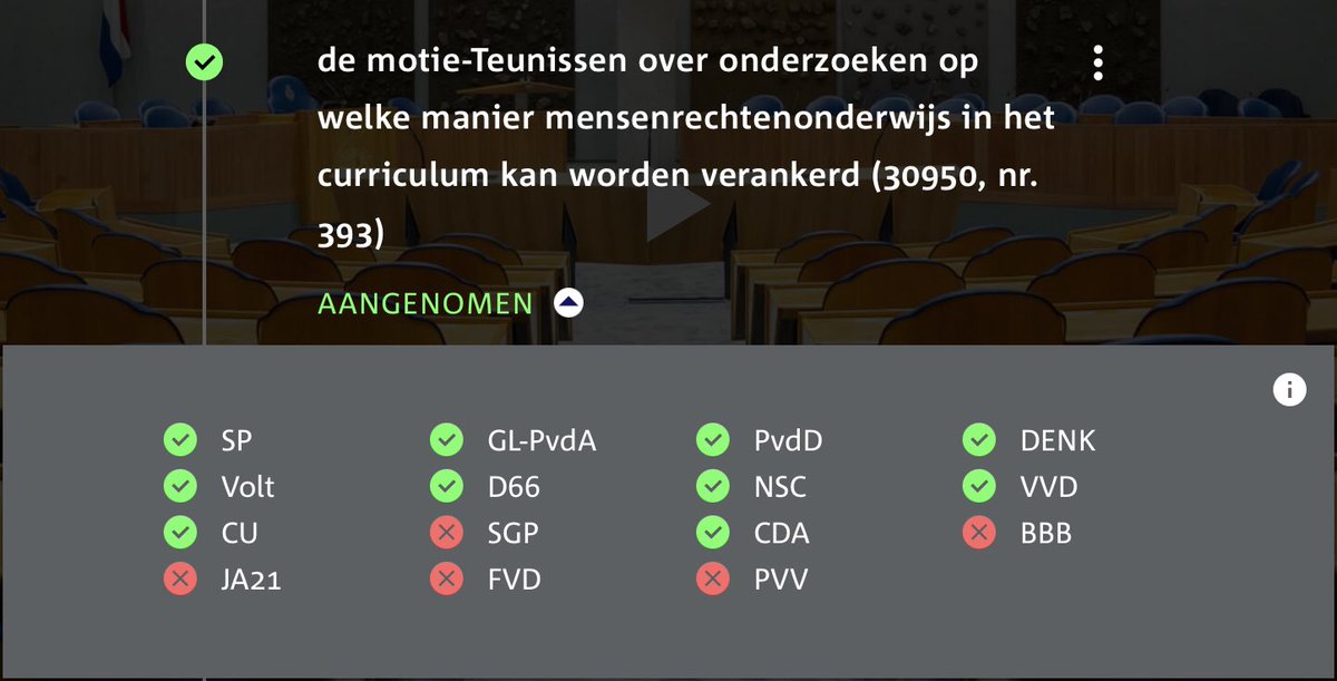 Grote woorden over antisemitisme, maar mensenrechten in het onderwijs is voor extreem-rechts een brug te ver.

Liever geen gesprekken in de klas over antisemitisme, discriminatie en racisme.

#hypocrisie #antisemitismedebat