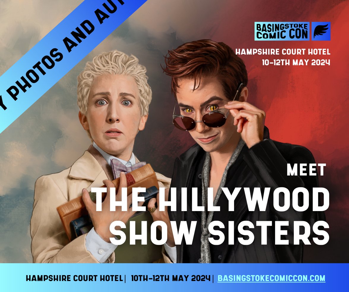 SURPRISE! The Hillywood Show® is coming to Basingstoke Comic Con! You can meet Hilly and Hannah on all, three days of the event and attend their Panels, Photo sessions and more! Get your tickets here: bit.ly/3UxnlM6 #hillywoodshow