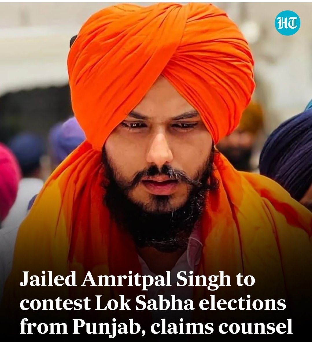 Amritpal Singh, who has been booked under NSA, is going to contest elections from Punjab.(According to his council)

Too much democracy in india.