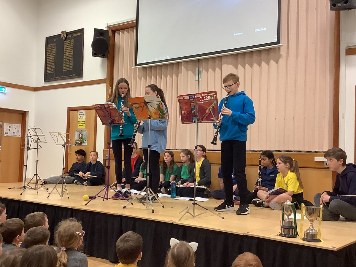 We all enjoyed fantastic performances from our woodwind group at assembly this morning 🪈