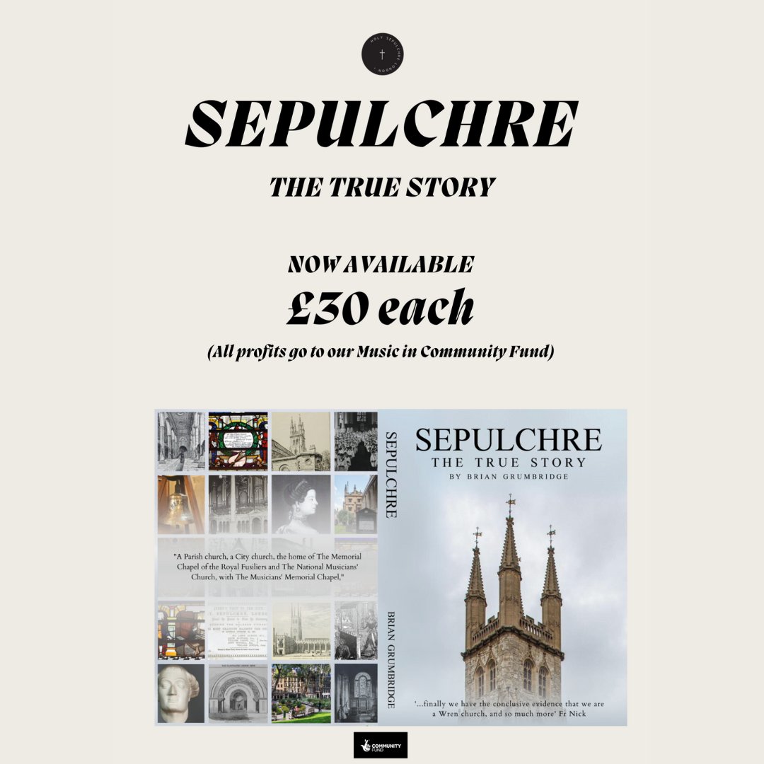 Our very own publication, 'Sepulchre, the True Story', is now available to purchase online and on the Church premises. To make a purchase, visit hsl.church or pop in to the Church, our team will be happy to help. #ChurchBooks #ChristianReads #SepulchreTrueStory