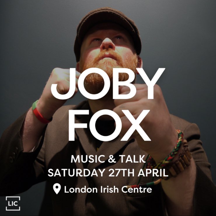 This Saturday, Belfast storyteller @jobyfox combines his twin passions of music and philanthropy for a fascinating night at the LIC! Book tickets below 🎟️ londonirishcentre.ticketsolve.com/ticketbooth/sh…