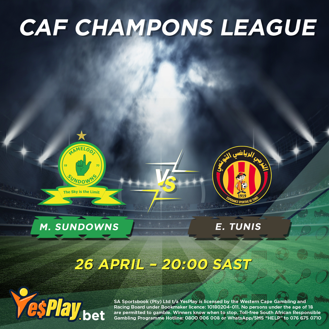 🚨GIVEAWAY R200 free bonus 🚨

🔸Predict which team will qualify for the final
🔸Like, RT &amp; follow @Yesplay

✅A winner will be randomly selected and announced.

#CAFCL
