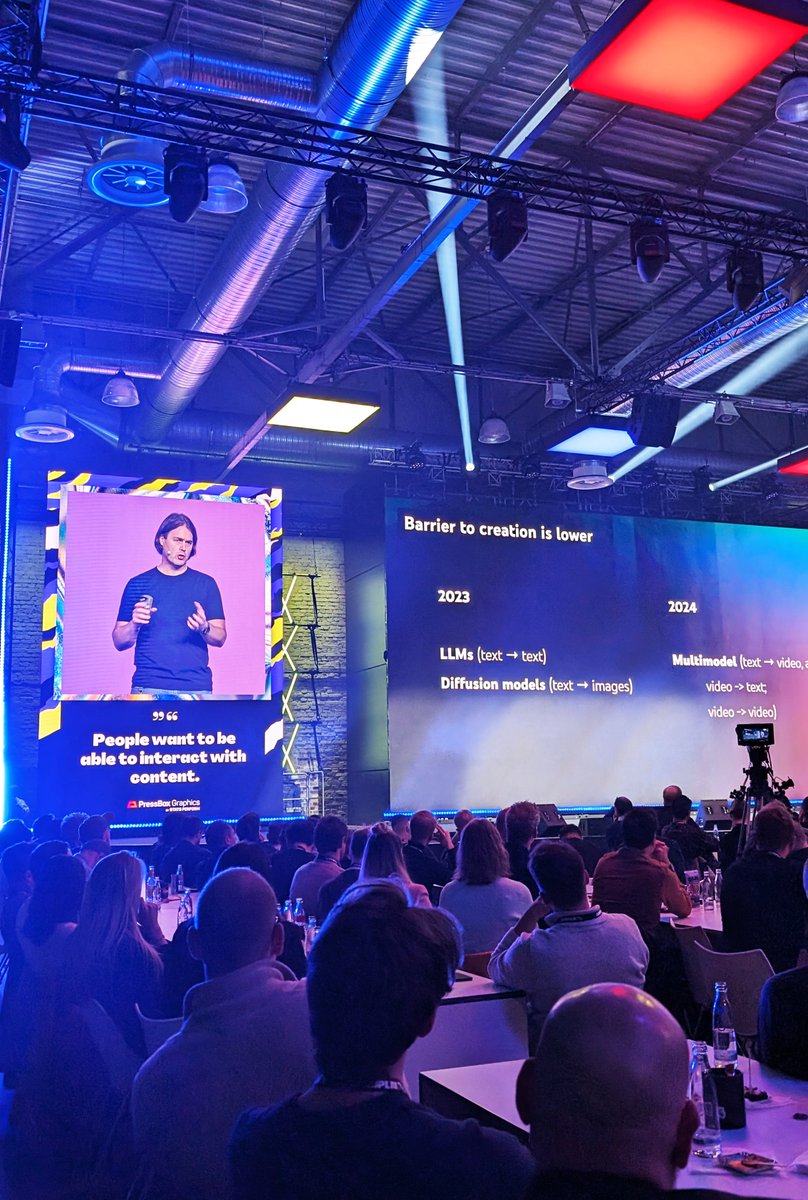 𝙿𝚛𝚎𝚜𝚜𝙱𝚘𝚡 𝙶𝚛𝚊𝚙𝚑𝚒𝚌𝚜 on the #GMPLN24 main stage. 💥 Here's a peek at how the robust tool helped transform the in-venue experience by powering 𝐋𝐢𝐯𝐞 𝐐𝐮𝐨𝐭𝐞𝐬 on the side screens throughout the two-day event.