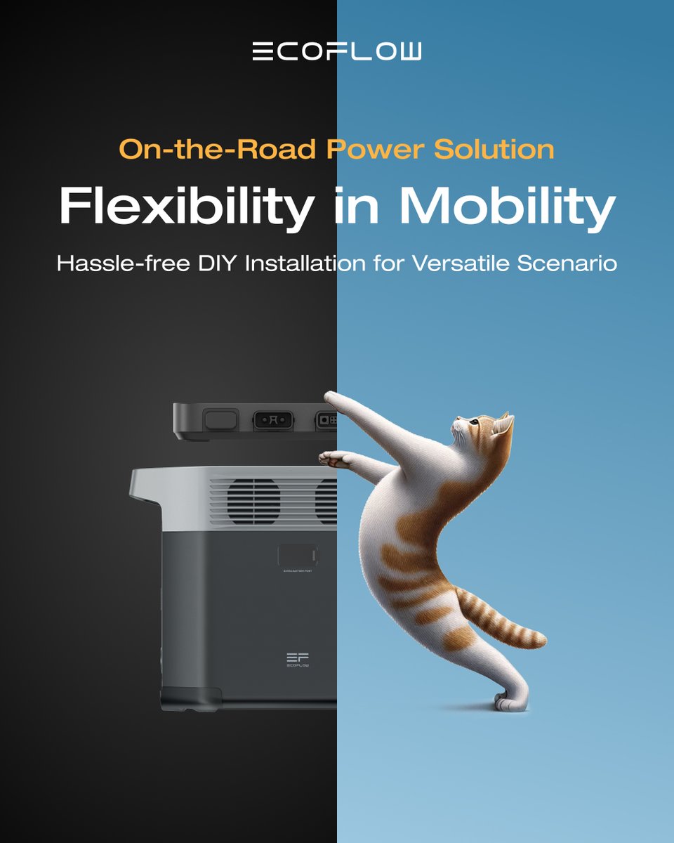 EcoFlowTech's tweet image. Transform your mobile power setup with Flexibility in Mobility 🤸‍♂️Our 800W #EcoFlowAlternatorCharger&apos;s Convertible Mobile Power offers a simple 5-step installation for any scenario. Which remote location is now within your reach?

#FeelsLikeHome #EcoFlowOntheRoad