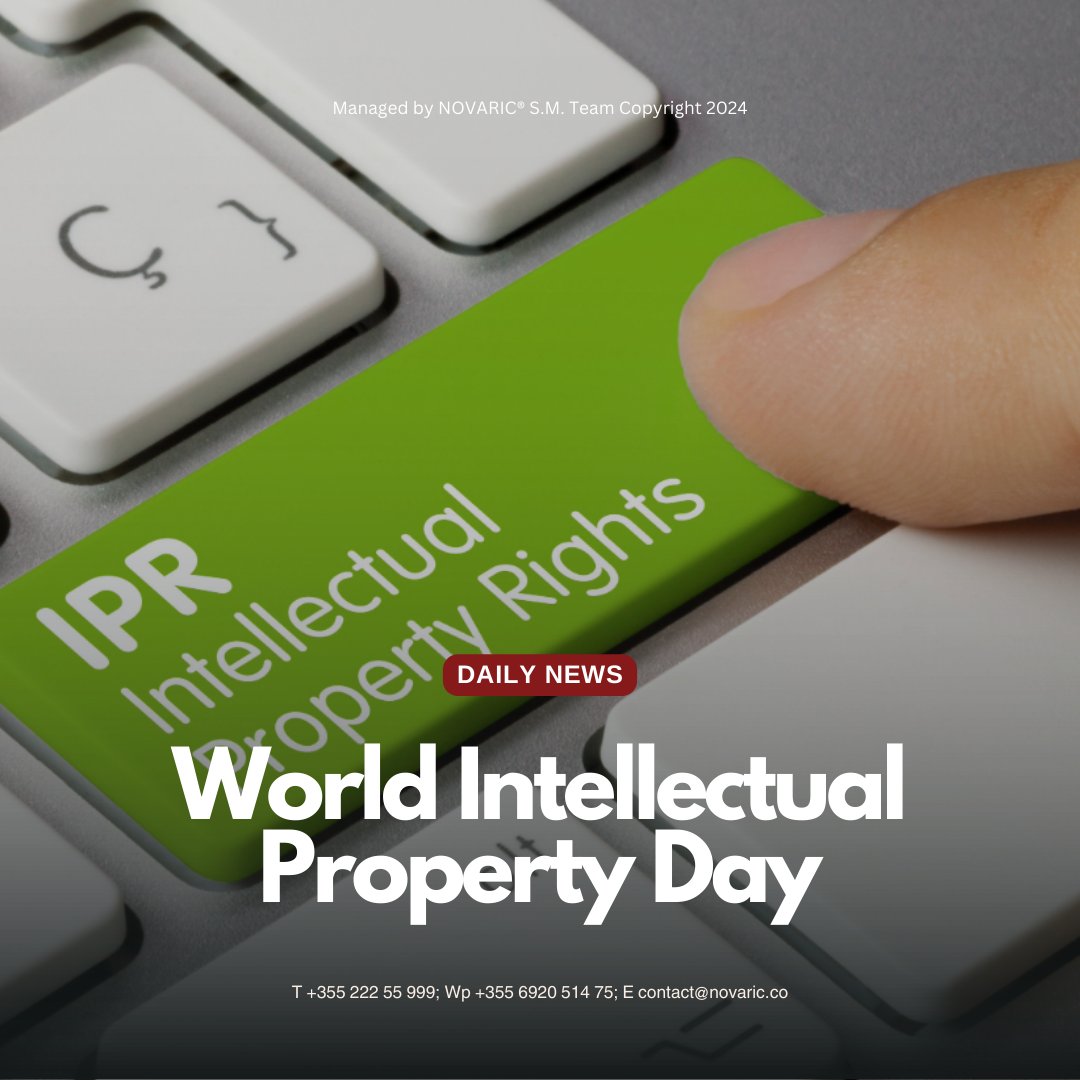 World Intellectual Property Day

#WorldIPDay #IPR #Innovation  #CreativityUnleashed #IntellectualProperty #CreativityCounts 
#ProtectYourIdeas #IPRights #CreativeMinds #InventWithPurpose
#IdeasMatter #fluidscapes