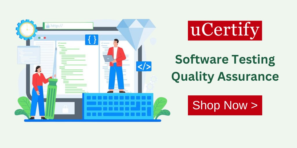 Empower yourself with the knowledge and skills to ensure software quality with uCertify's Software Testing Quality Assurance course: bit.ly/Software_Quali… #TechSkills #uCertify #SoftwareQA #Course