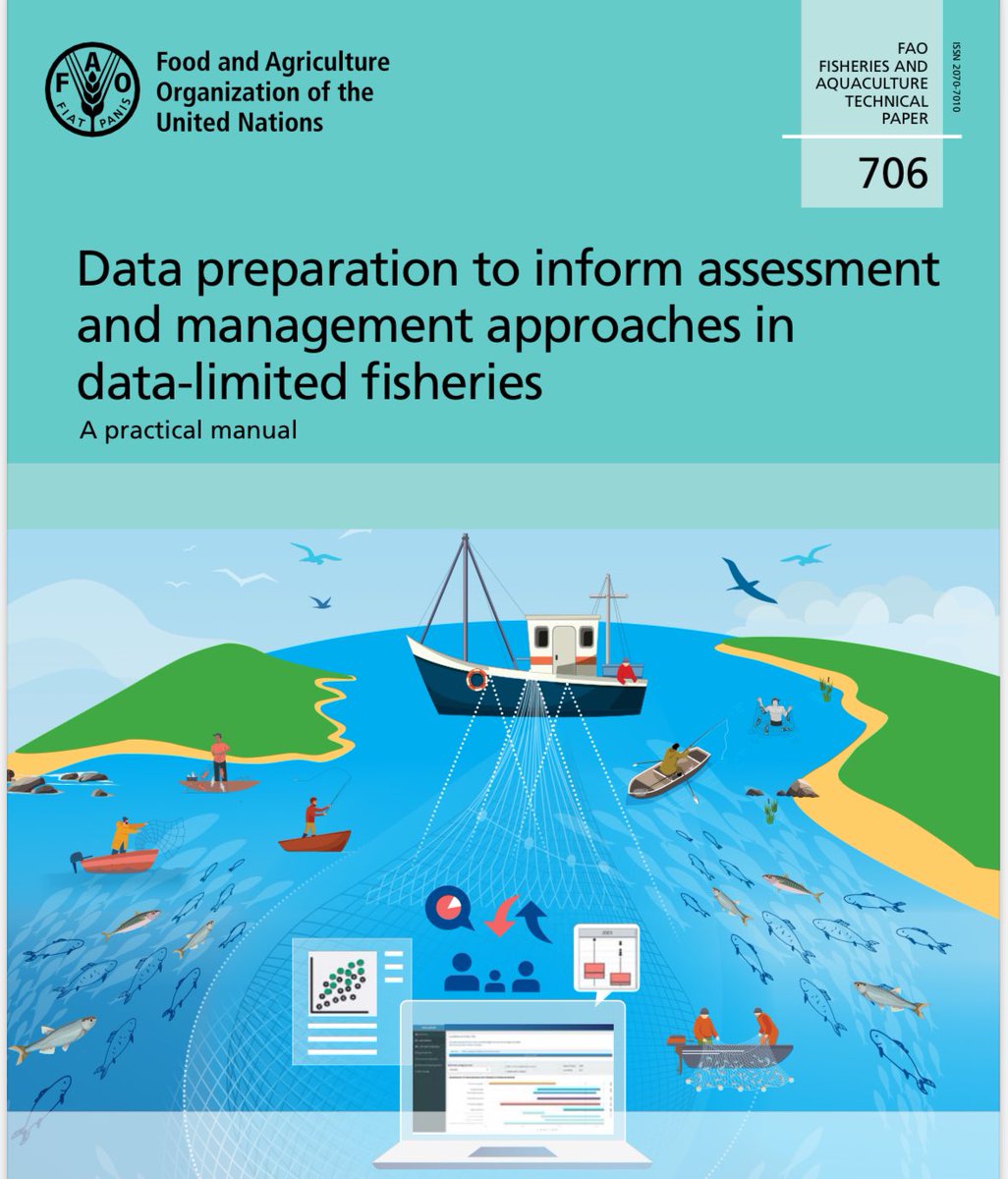 New @FAOfish Manual “Data preparation to inform assessment and management approaches in data-limited fisheries” including a publicly available, web-based App for data visualisation (FishualizeR) - please share doi.org/10.4060/cd0366… 1/2