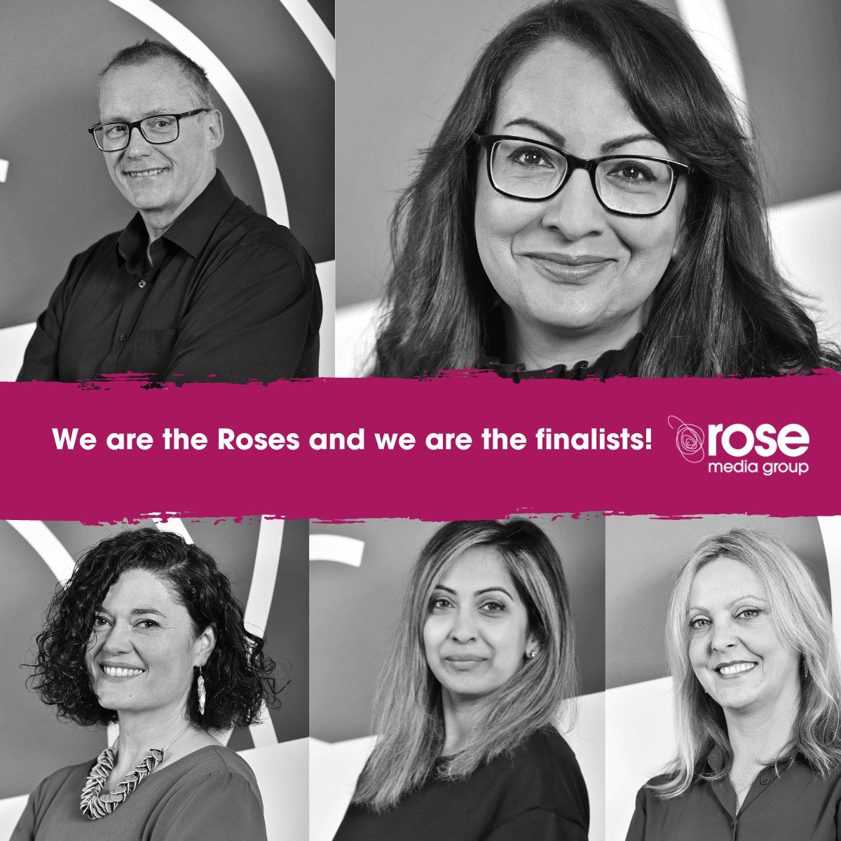 rosemediagroup's tweet photo. We're the Roses and we're the finalists! Delighted to announce that we've been shortlisted for @BHBPA_co_uk Future Talent &amp; Skills Champion Award! Inspiring future talent is our passion so it’s an absolute honour to be a finalist in this category. Roll on the big night! #Awards https://t.co/dvvSoxqpmG