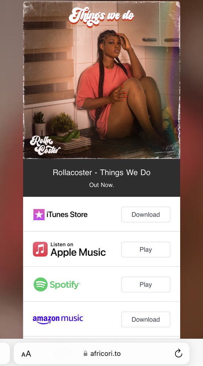 AbdulmaleekIx's tweet photo. Rollacoster Just Dropped Her debut Single,
She’s An Amazing Artiste, Her sound is beautiful, Appealing and she’s also a perfect songwriter, Stream #ThingsWeDo and Also Reccomend To others, I promise you’d fall in love with her sound from first play🤎🤎🤎
https://t.co/bu86FbVU1s https://t.co/S7m0QRirYe