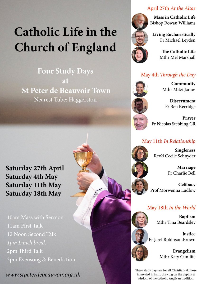 Tomorrow our Dean, @leydenmichael, is speaking at the @catholicincofe day conference. His address comes from his forthcoming book, ‘Living Eucharistically’ and considers how Holy Communion is key to Christian moral formation in the Spirit. If you’re in London, come along!