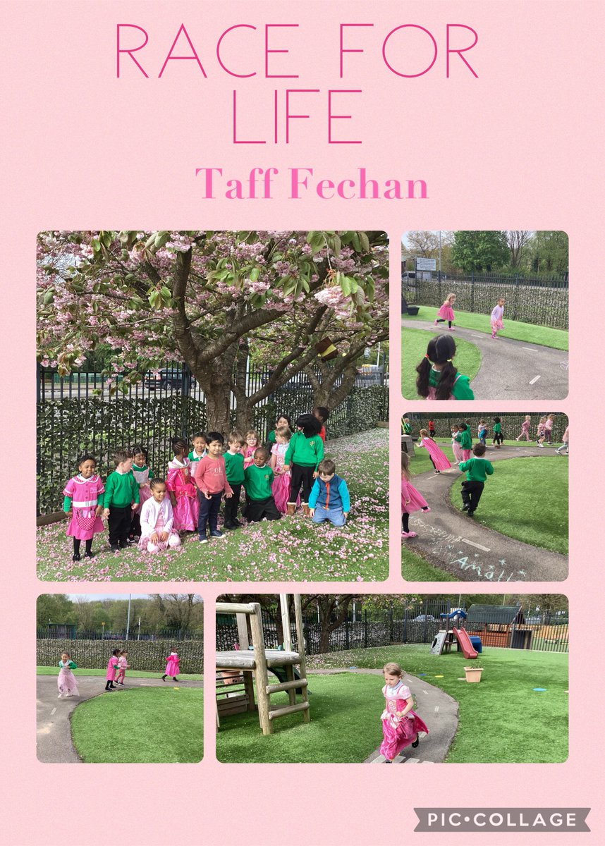 Nursery took part in the race for life this morning. #CancerResearch #raceforlife #stdavidsciwhealthandwellbeing #stdavidsciwtafffechan #stdavidsciwhealthy