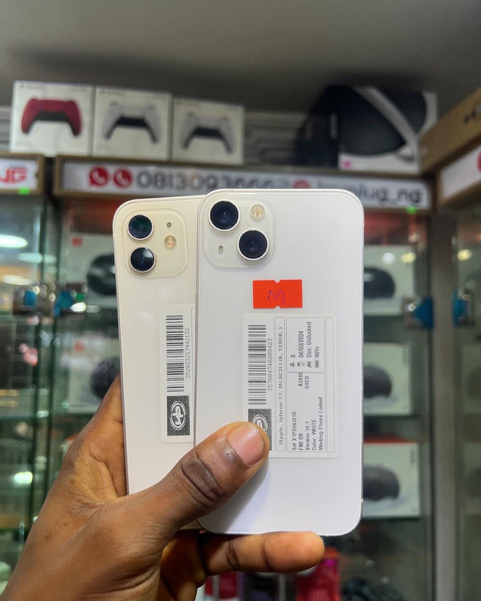 Good deal✅✅✅🔥🔥
iPhone 12 64gb @NGN300,000
iPhone 13 128gb @NGN520,000
Bh above 90%✅

First come first serve💯