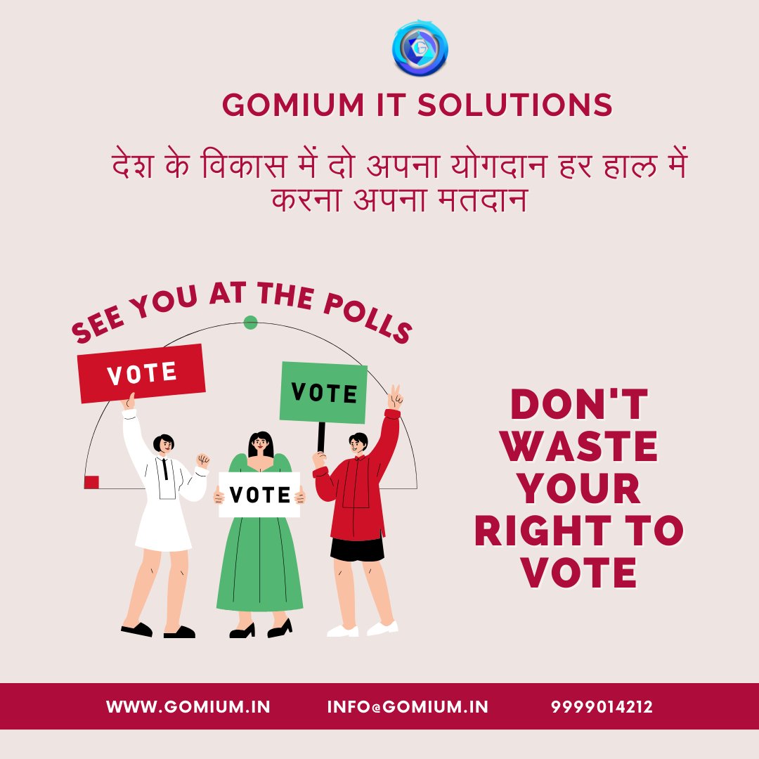 Today is the day to make your voice heard! 🇺🇸 Exercise your right to vote and make a difference in shaping our future. 🌟 
#ElectionDay #GoVote #RockTheVote #YourVoteMatters #VotingMatters #Democracy #GoVoteToday #MakeAPlan #Election2024 #Vote2024 #jrpindia #gomiu