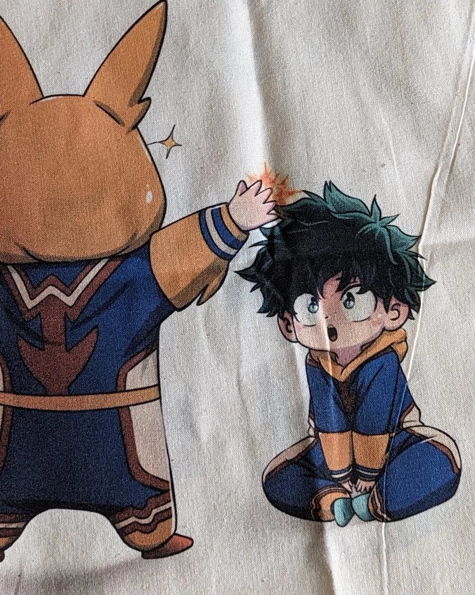 I just received the tote bag that I have made and OMG it's just perfect 😭🧡💚
#katsudeku #bkdk