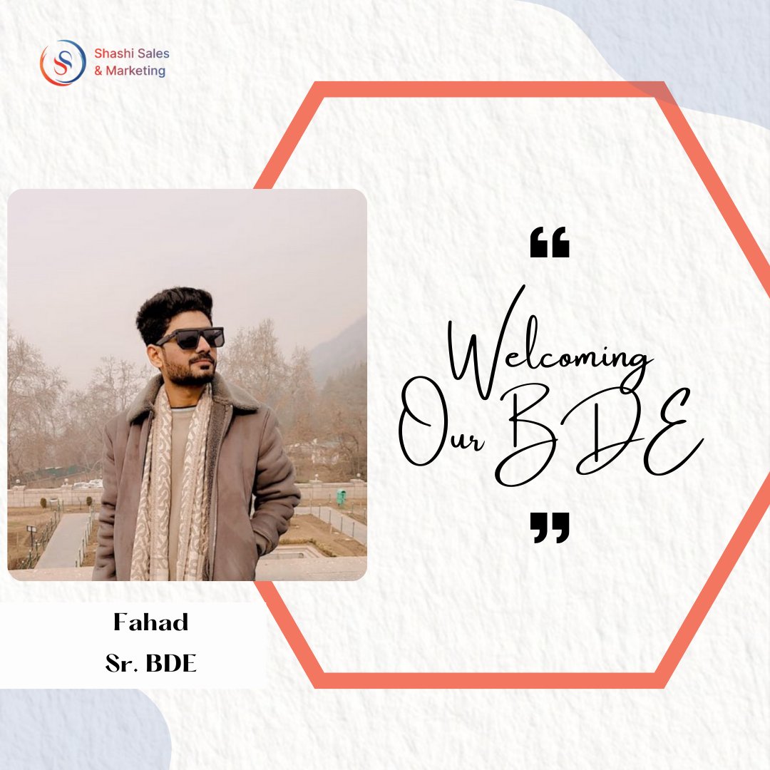 🎉 Excited to welcome Fahad to the team! 🌟 Looking forward to achieving great things together! #WelcomeFahad #NewTeamMember #TeamSpirit