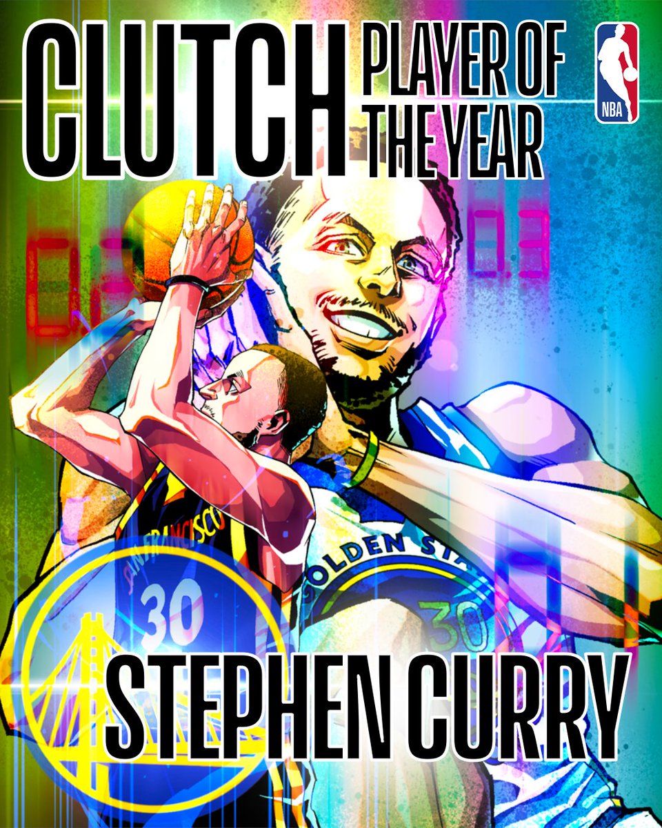 When Curry turns up 𝐂𝐥𝐮𝐭𝐜𝐡, his opponents can't do 𝐌𝐮𝐜𝐡! 👌🏼🔥

#NBAAwards #DubNation || @StephenCurry30 @warriors