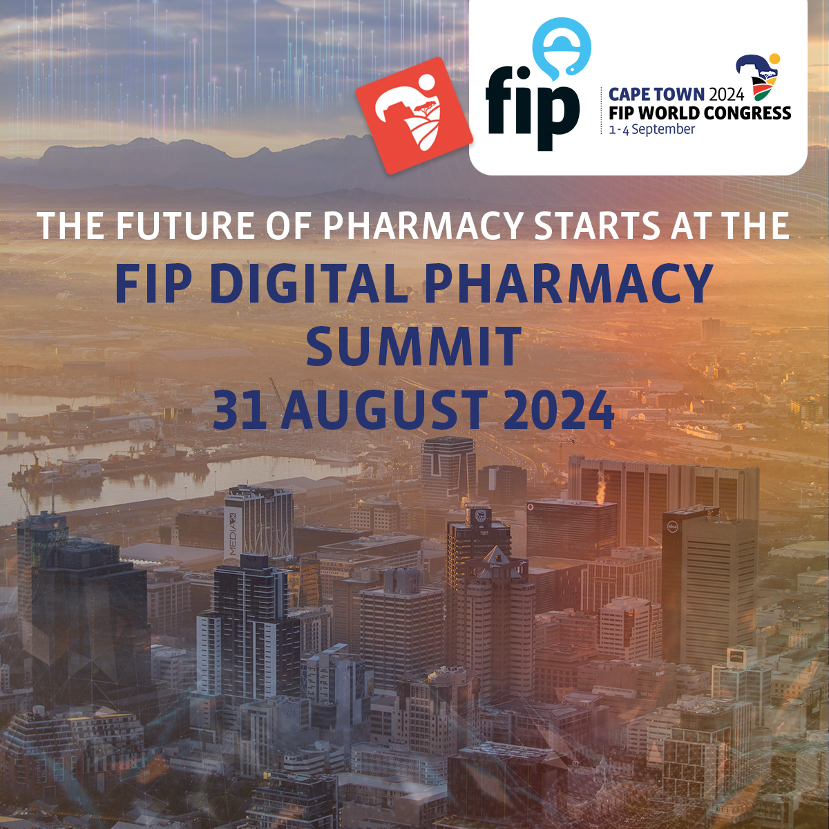 Join us at FIP’s Digital Pharmacy Summit to explore the rapid progress occurring at the crossroads of health care and technology, digital medicine and artificial intelligence. Register now: capetown2024.fip.org/programme-sess…