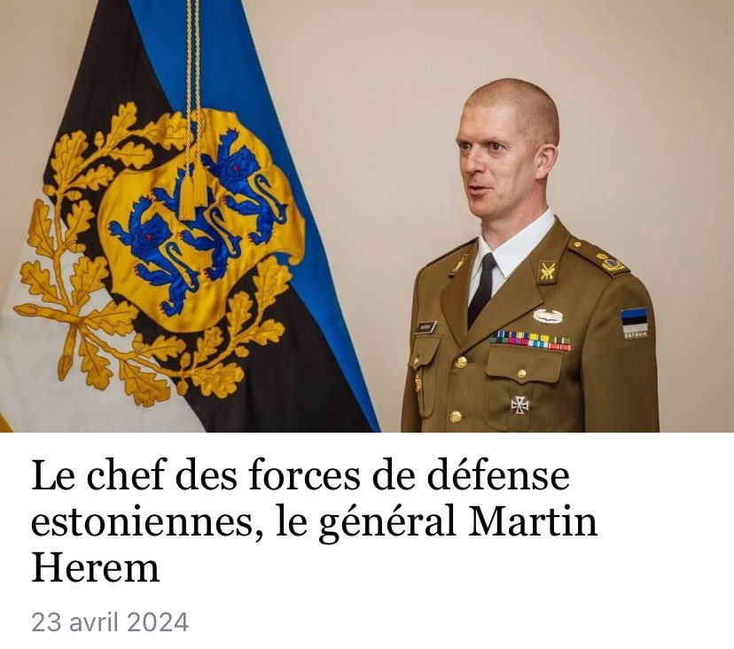 Le chef des forces de défense estoniennes, le général Martin Herem :

Pour l'instant, je ne vois pas de menace militaire directement au-delà de notre frontière. L'Estonie a suffisamment de temps pour se préparer si la menace augmente.