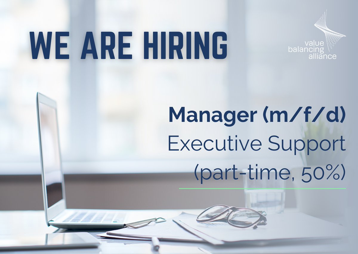 Value Balancing Alliance (@valuebalancing) on Twitter photo #VBA is growing!
We are #hiring for a #Manager Executive Support position and want YOU to join our team!
📝 Read the full job description here: value-balancing.com/en/careers/man…
📩 To apply, send your application to hr@value-balancing.com or via LinkedIn: linkedin.com/jobs/view/3909… #VBA is growing!
We are #hiring for a #Manager Executive Support position and want YOU to join our team!
📝 Read the full job description here: value-balancing.com/en/careers/man…
📩 To apply, send your application to hr@value-balancing.com or via LinkedIn: linkedin.com/jobs/view/3909…