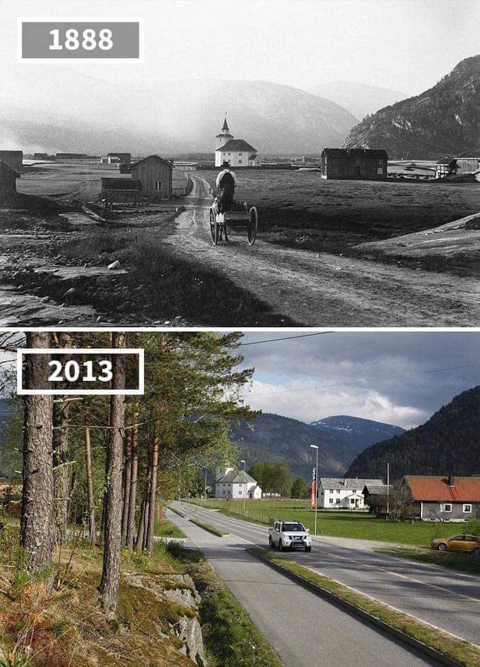 Norway, 1888–2013.
#norway
#thenandnow
#1888
#2013