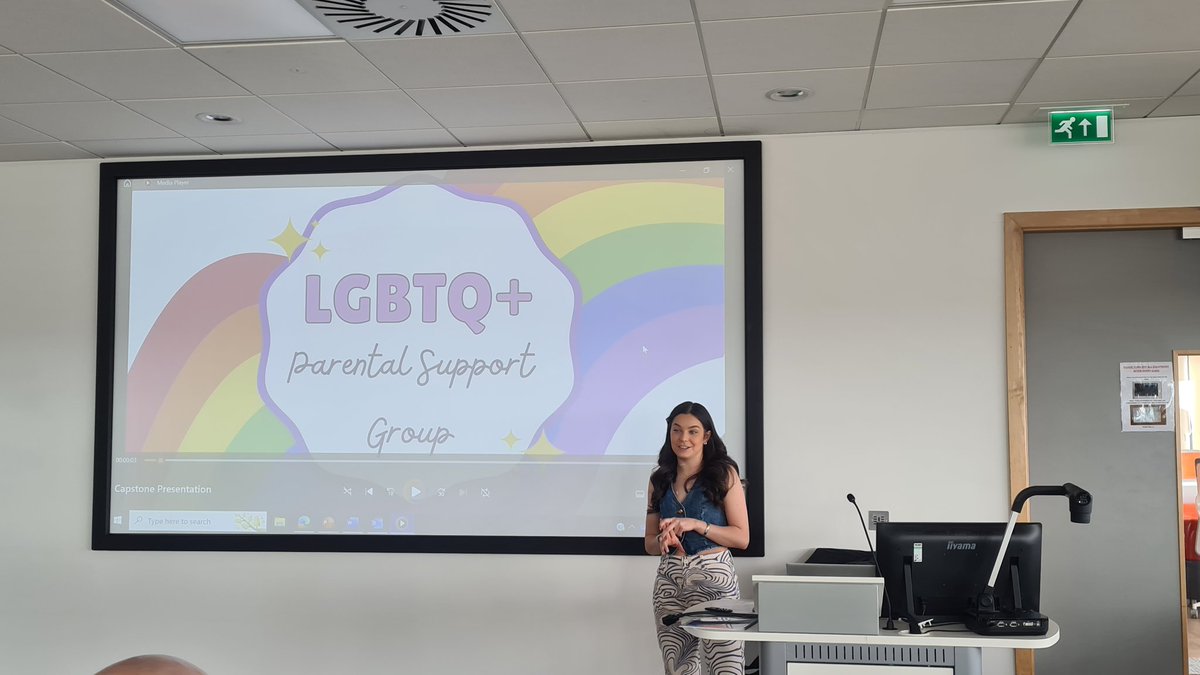 Fascinating insights from #Lucy_Lynch & #Nicola on their capstone project, creating a LGBTQ+ Parental Support Group, in their community #UWSCommunityEd @UniWestScotland #BecauseofCLD