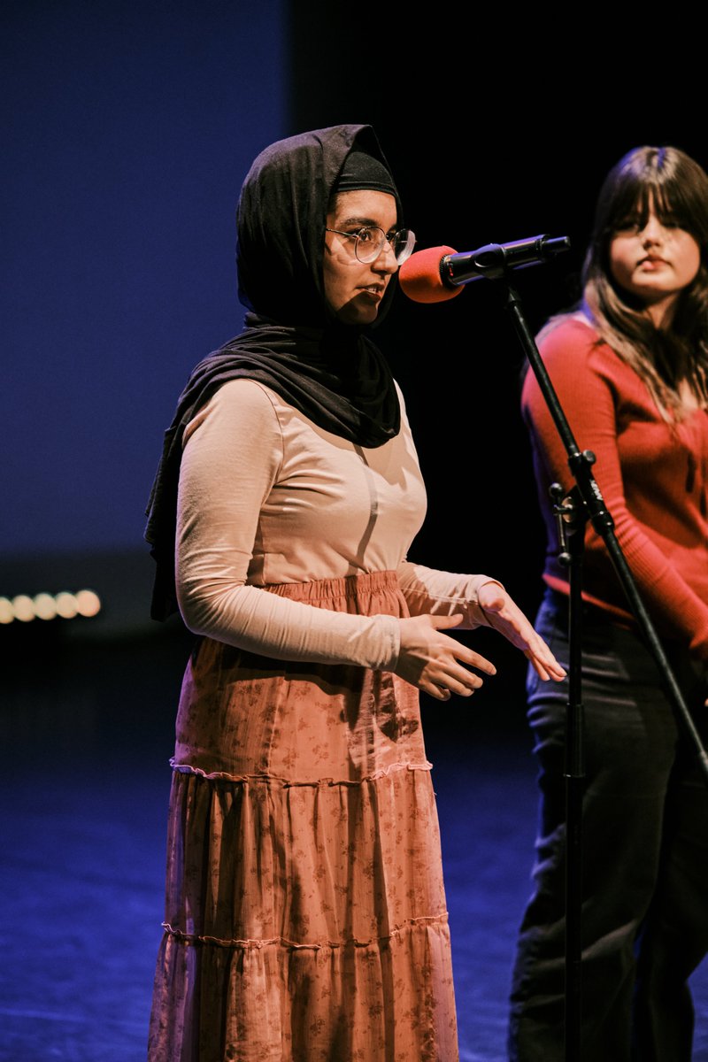 We took a group of YPNers to the @Uni_Slam National Poetry Collective Showcase in March, where @TheLeano recorded some of the poems performed for his podcast Arji's Poetry Pickle Jar. Listen to Aliyah Begum's poem 'Government Guidelines on Resistance': spoti.fi/3W6LWbJ