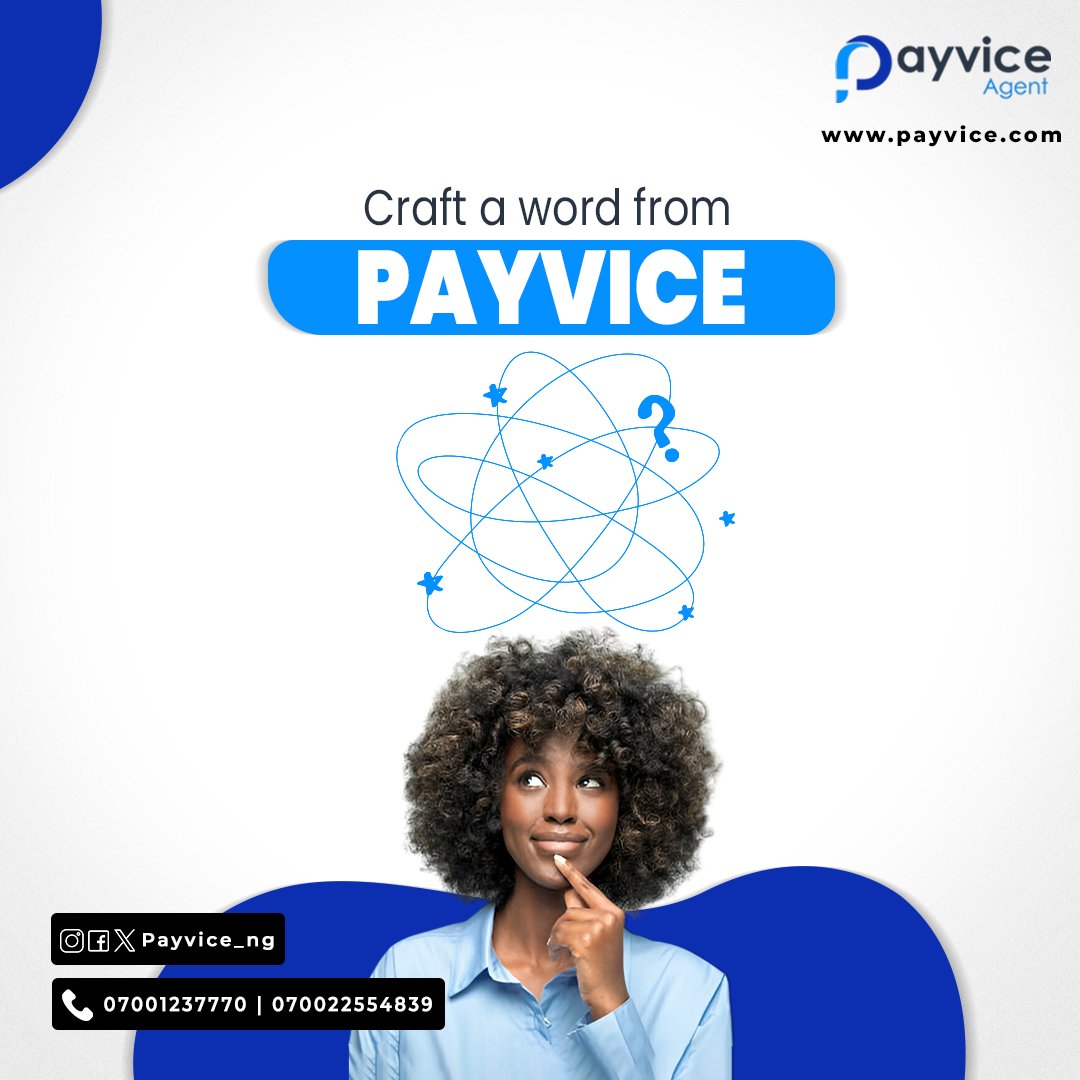 payvice_ng's tweet photo. Share your answers in the comments.
Download the Payvice app on Google Playstore or Applestore, transact and earn.
#Riddles
#BillsPayments
#PayvicePadi
#PayBills https://t.co/IR5k1R4J4X