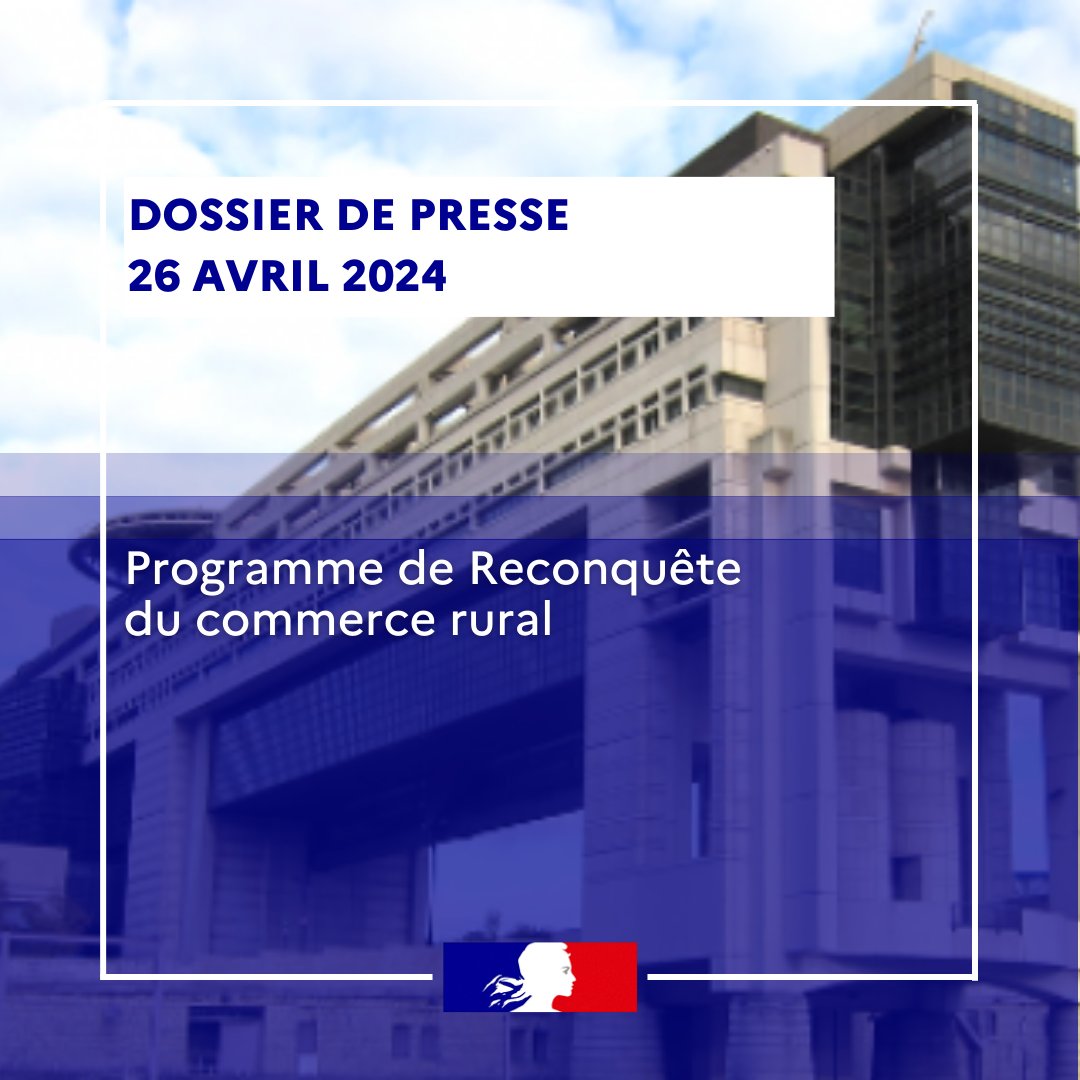 🔴 Découvrez le Programme de Reconquête du commerce rural. Plus d'infos : presse.economie.gouv.fr/programme-de-r…