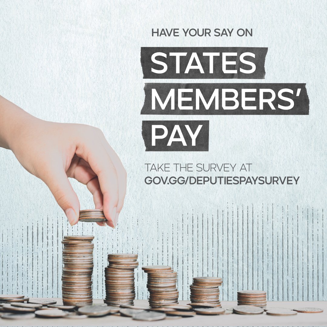 The Independent States Members' Pay Review Panel are holding three drop-in events tomorrow from 9:30am to midday where people can come along and pick up a copy of the recently published survey on States Members’ pay for the next political term. More info: gov.gg/HaveYourSayOnS…