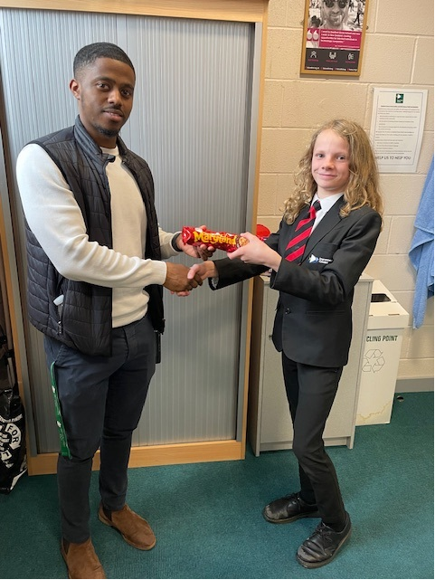 Mr Charles-Reid's Y8 100% attendance randomiser has been spinning again and this time landed on Zac, who chose #ChocChipCookies as his treat! Congratulations Zac 🍪💯What super manners you displayed too, you should be proud👍🏽 #explore #dream #discover #deptford