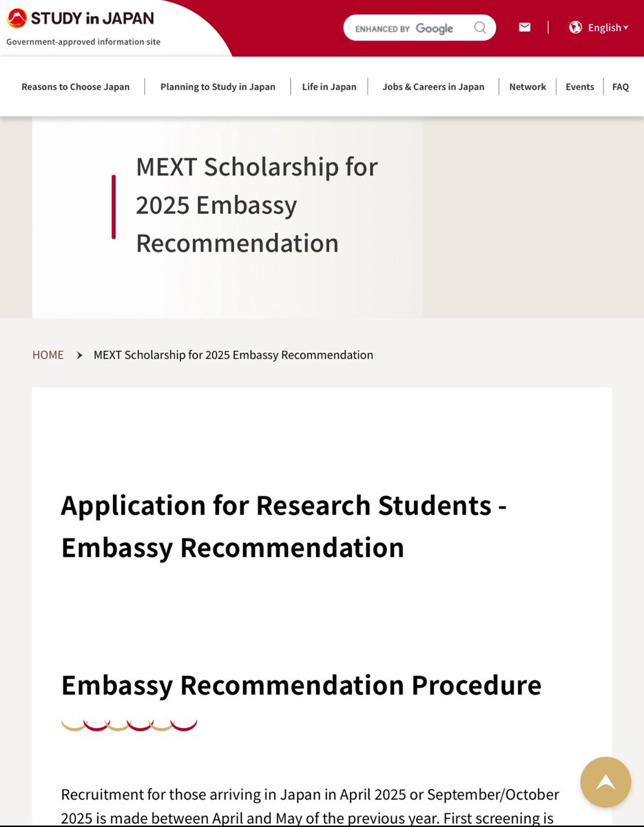 Allowance + fees for the entrance examination + matriculation + tuition + airline ticket for BA, MA & PhD students to Japan in 2025 Deadline; Apr-May 2024