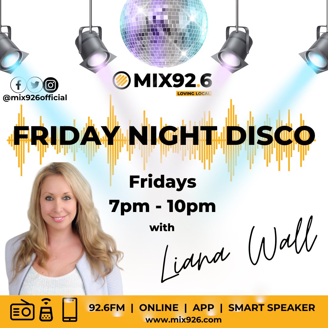Liana_Wall's tweet image. Your Friday nights are sorted with me on @mix926official from 7pm - hope you can tune in and enjoy the show 😁
#presenter #tvwork #tvhost #tvpresenter #radio #radioshow #radiolive #radiopersonality #radiopresenter #radiopresenters #presenters #presenterlife #radiopresenterlife