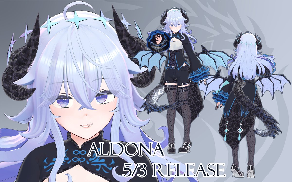 新作アバター「アルドナ」の
販売ページを公開しました！
brcl.booth.pm/items/5674386

5/3(金)19時から販売開始です
❤️スキ押してくれるだけでも嬉しいです🙏
よろしくお願いします～！

#VRChat #booth_pm #Aldona3D