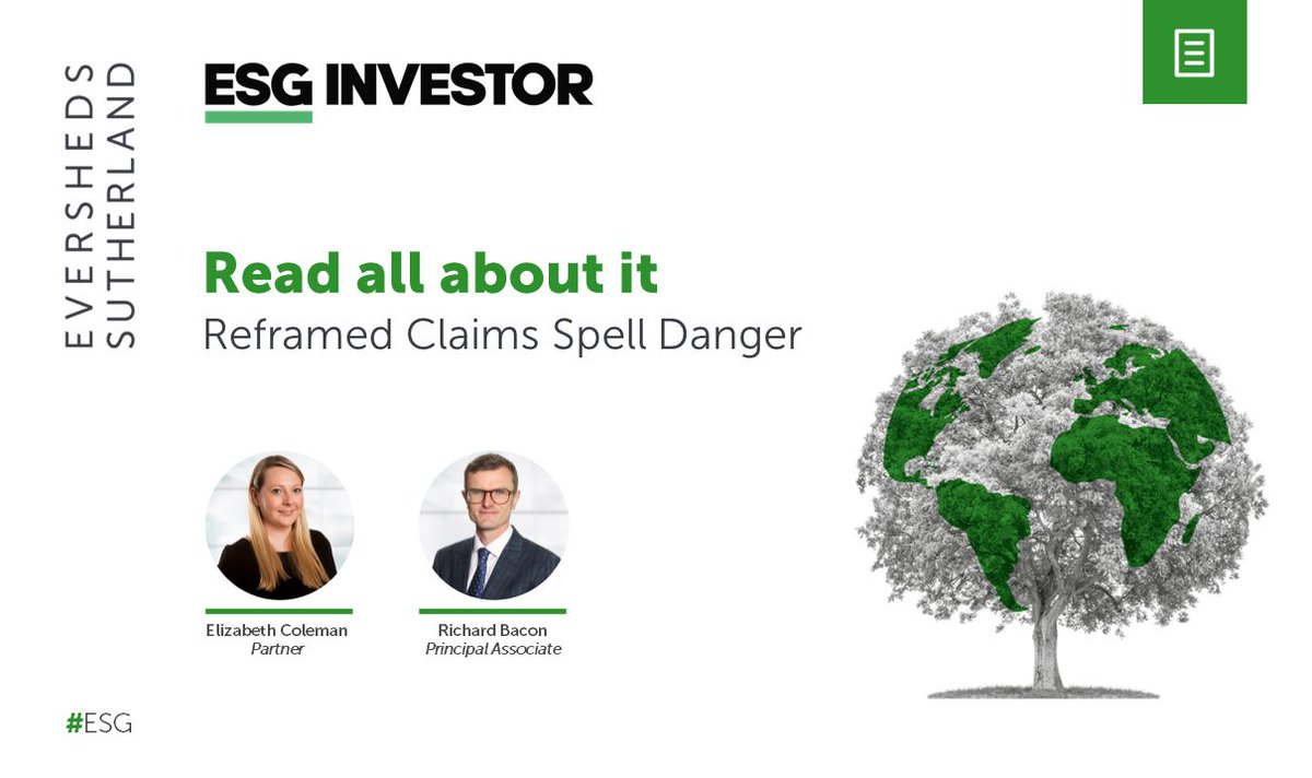 Should investors wary that ‘class action’ claims are being reframed to be heard in the #competition courts? Elizabeth Coleman and Richard Bacon write that it is vital that companies and #investors are aware and prepared for cases to be heard. Read more: esginvestor.net/reframed-claim…