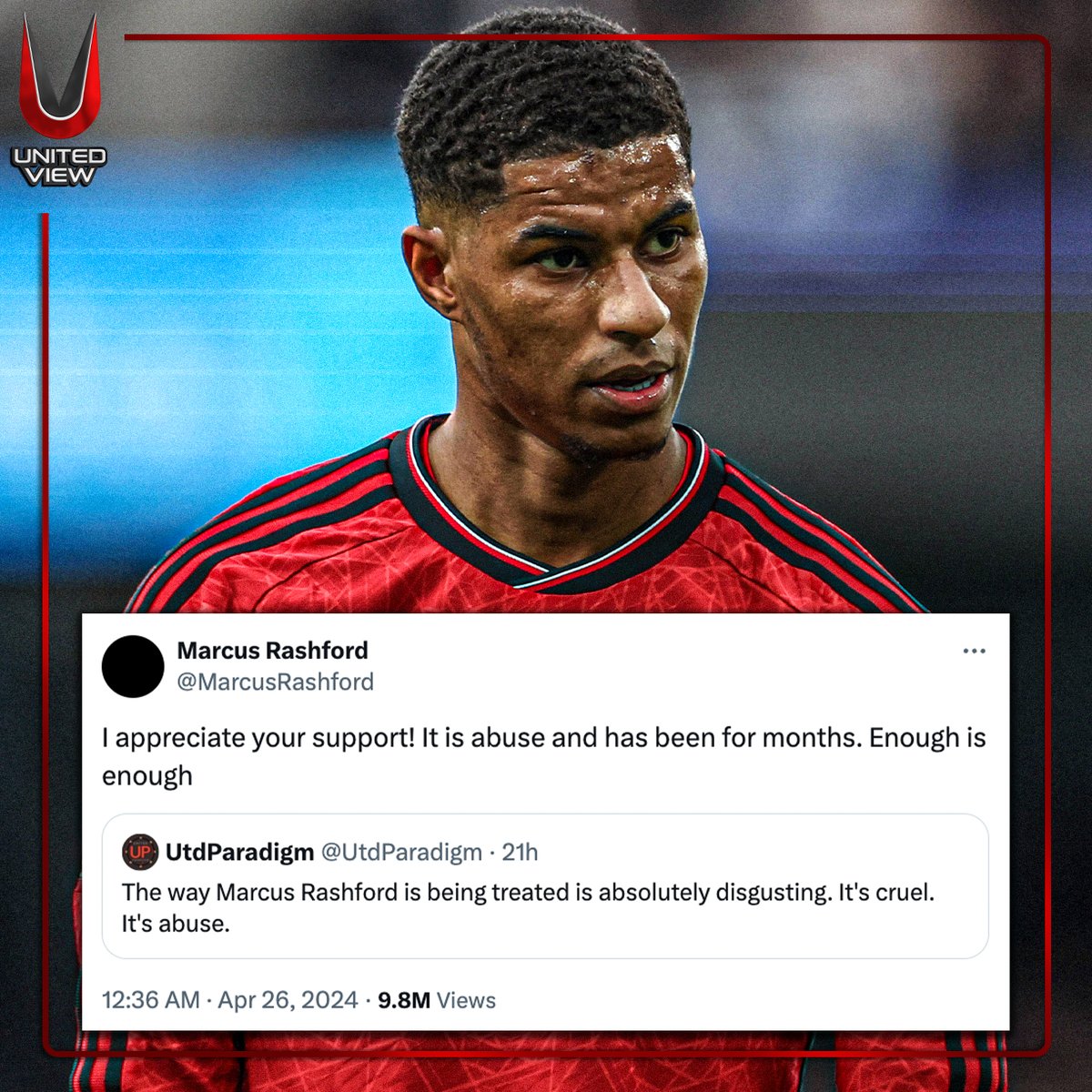 What are your thoughts on Marcus Rashford's tweet last night? 🔴📱 #MUFC