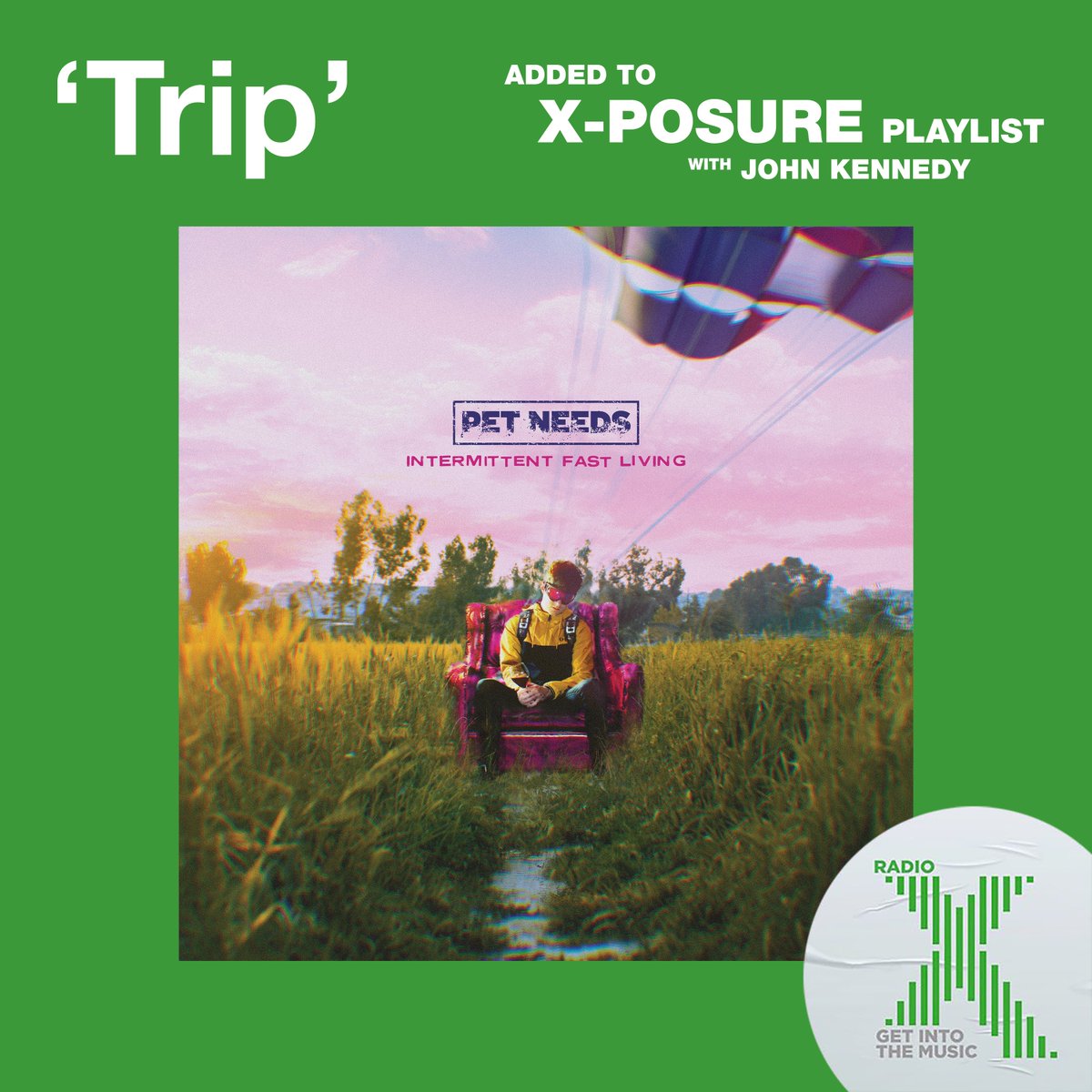 Loving the playlist adds for @wearepetneeds and @tomjenkins__ this week. Thanks @RadioX for adding PET NEEDS' 'Trip' on the Xposure playlist and @BBCRadioWales for adding Tom Jenkins' 'Blame It'. 🙌📻🔥