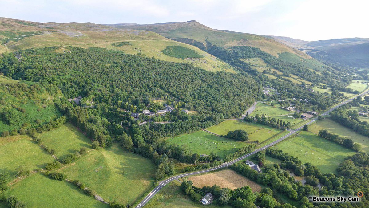 Dan-yr-Ogof Campsite where you can throw your cares away for a while, as you sit and relax by the campsite river pathways set in the Swansea valley and stunning Brecon Beacons. #DanYrOgofCampsite #SwanseaValley #BreconBeacons #Wales #Camping #Fly2Wales #Tourism @showcaves…