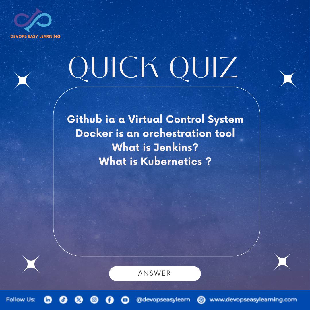 devopseasylearn's tweet image. Dear potential DevOps Engineers.
Some practice...?

#devopseasylearning 
#itstudent 
#devopsstudents