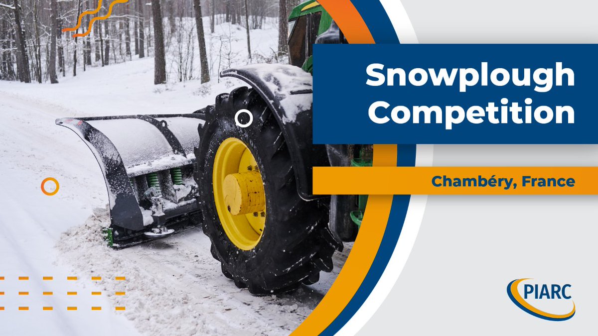 Exciting news from Chambéry, France! PIARC is at the France snowplough competition. Stay tuned to find out who wins! #SnowploughCompetition Also, PIARC France's VH&R Mirror Committee is hosting technical workshops with Cerema and sponsors on April 24-25, 2024.