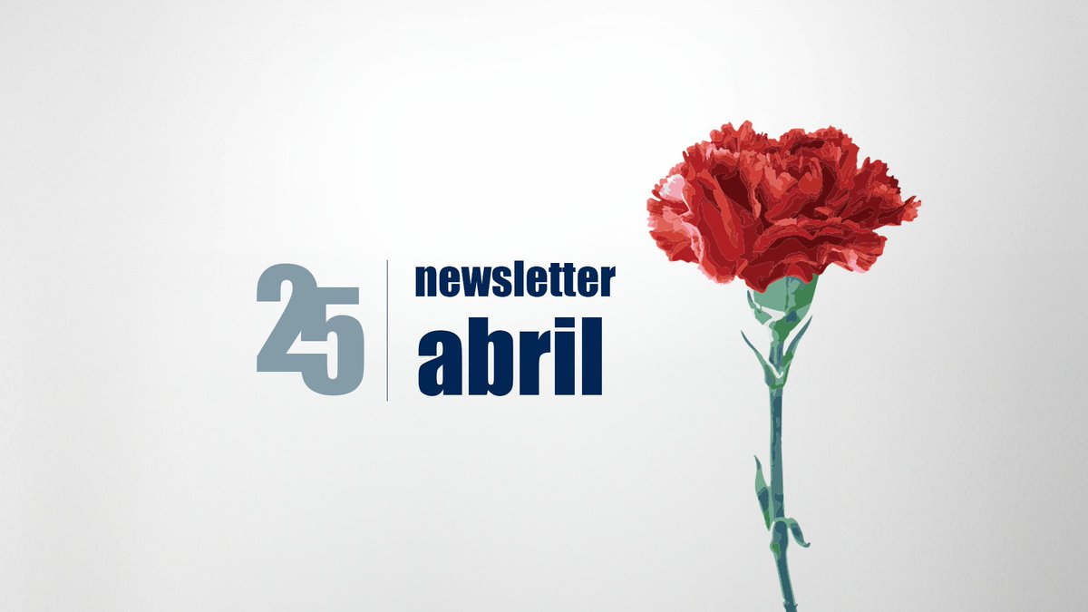 A newsletter de 25 de abril está disponível no site do ICS - Instituto de Ciências Sociais da Universidade de Lisboa. Para ler na íntegra: tinyurl.com/499pjwxh