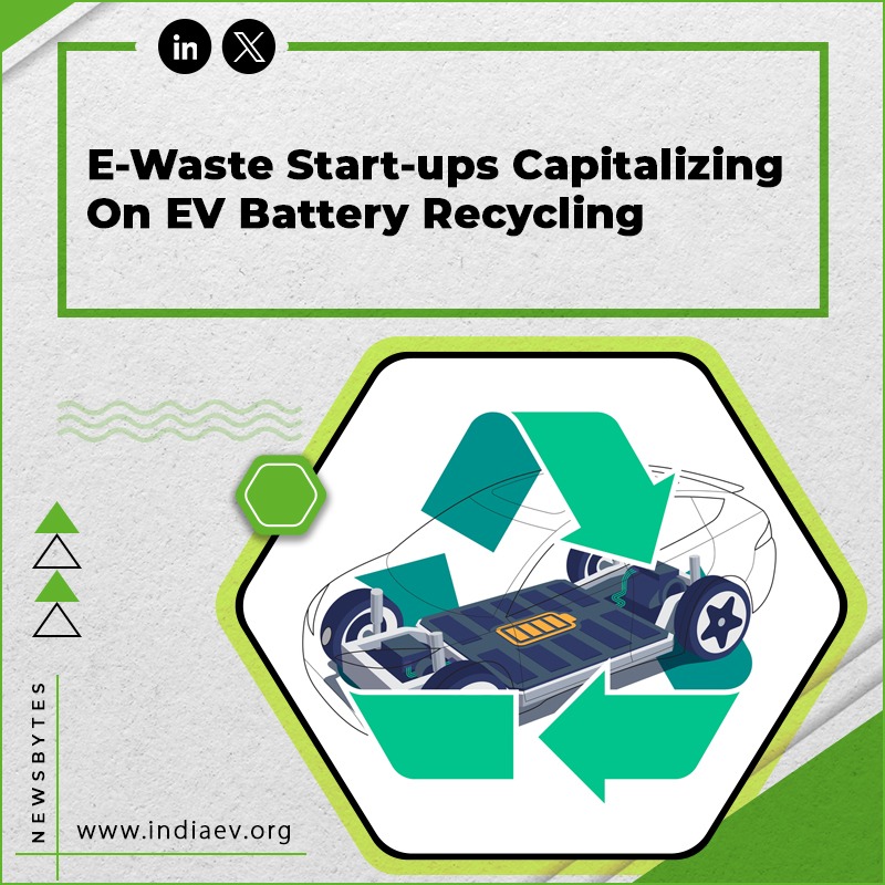 E-Waste Start-ups Capitalizing On EV Battery Recycling
Read more:- entrepreneur.com/en-in/growth-s…

 #EWasteStartups #EVBatteryRecycling #SustainableTech #CircularEconomy #GreenInnovation #CleanTech #GoGreen #GreenTech #GreenIndia #IndiaEVShow #RenewableEnergy #EntrepreneurIndia